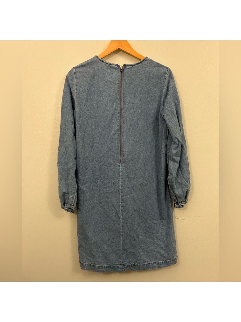 Ichi Denim Tie Front Dress Size 36 - Picture 3 of 7